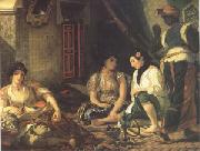 Eugene Delacroix Algerian Women in Their Appartments (mk05) USA oil painting artist